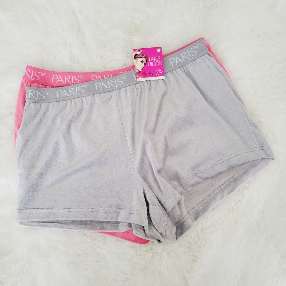 🌸PARIS HILTON 2-PACK SLEEP SHORTS SIZE L